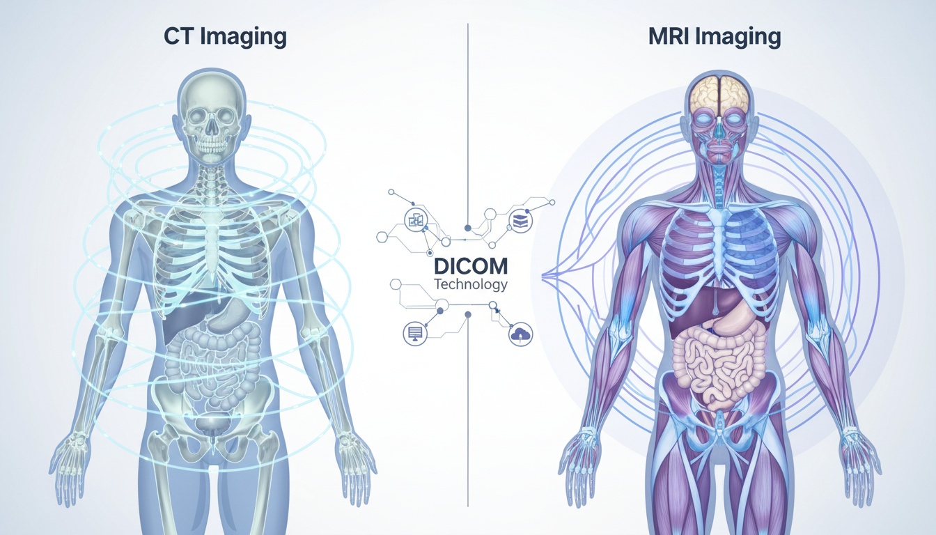 CT and MRI Imaging Created by PostDICOM